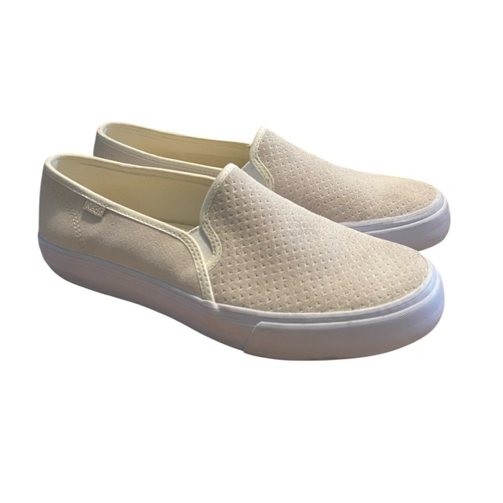 Keds Double Decker Perforated Suede Slip-On Sneaker ❤️SZ 10